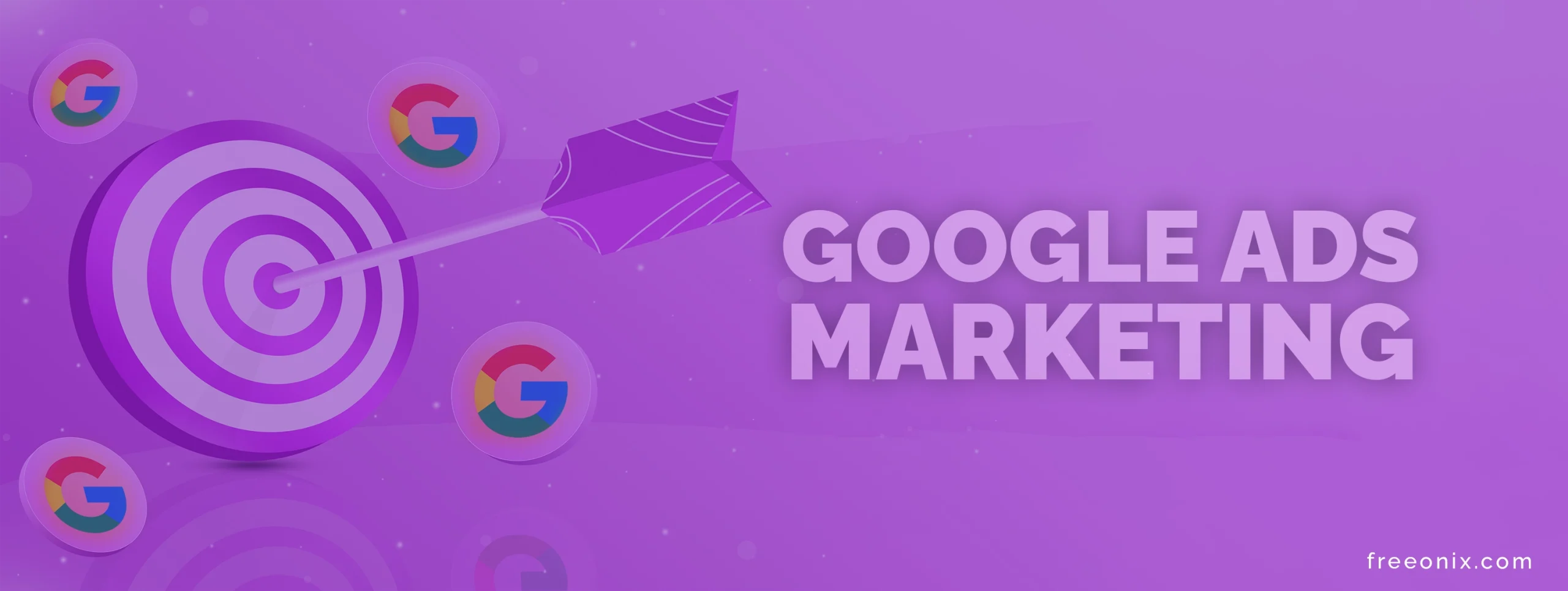 Google ads marketing banner - freeonix